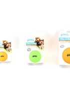 Pawise Jucarie Minge Fosforescenta din Vinil pentru Caini 7 cm