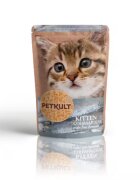 Petkult Hrana Umeda Pisici Junioare Cod si Sardine 100 g