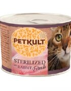 Petkult Hrana Umeda Pisici Sterilised Iepure 185 g