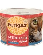 Petkult Hrana Umeda Pisici Sterilised Ton 185 g