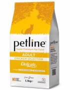 Petline Hrana uscata pisici Delicate Adult Pui 1.5 kg