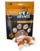Pets Dessert Pet's Dessert Knoted Bone & Chicken 80 g