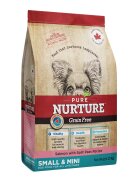 Pure Nurture Hrana caini de talie mica si mini Grainfree cu somon si mazare 2 kg