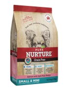 Pure Nurture Hrana caini de talie mica si mini Grainfree cu somon si mazare 8 kg