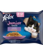 Purina Felix Fantastic Junior Multipack Pui in Aspic 4 x 85 g