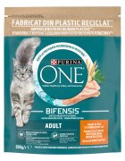 Purina ONE ADULT Pui si Cereale Integrale hrana uscata pentru pisici 750 g