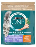 Purina ONE COAT and HAIRBALL Pui si Cereale Integrale hrana uscata pentru pisici 750 g