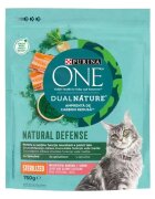 Purina ONE DualNature Sterilized cu Somon hrana uscata pentru pisici sterilizate 750 g