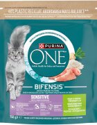 Purina ONE SENSITIVE Curcan si Orez hrana uscata pentru pisici 750 g