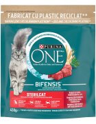 Purina ONE Sterilcat Vita si Grau hrana uscata pentru pisici 450 g