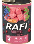 Rafi Hrana Umeda Caini Dog Junior Vitel si Afine 400 g