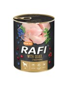 Rafi Hrana Umeda Caini Dog Prepelita si Afine 800 g