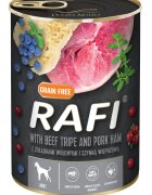 Rafi Hrana Umeda Caini Dog Sunca de Porc si Burta de Vita 400 g