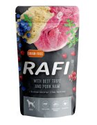 Rafi Hrana Umeda Caini Dog Sunca de Porc si Burta de Vita 500 g