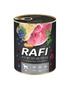 Rafi Hrana Umeda Caini Dog Sunca de Porc si Burta de Vita 800 g