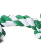 Record Jucarie franghie bumbac mentolata M 20 cm 2 noduri