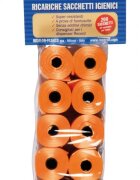 Record Pungi igienice caini set 10 role x 20 buc diverse culori