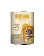 Remi Premium Hrana Umeda Pisici Mousse cu Pui 400 g