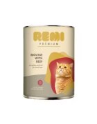 Remi Premium Hrana Umeda Pisici Mousse cu Vita 400 g