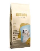 Remi Premium Hrana Uscata Caini Junior Medium-Large Breed cu Pui si Curcan 12.5 kg