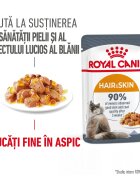 Royal Canin Hair&Skin Care Adult hrana umeda pisica piele si blana (in aspic) 85 g