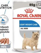 Royal Canin Light Weight Care Adult hrana umeda caine limitarea cresterii in greutate (pate) 85 g