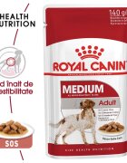Royal Canin Medium Adult hrana umeda caine (in sos) 140 g