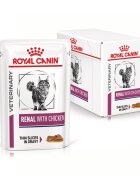 Royal Canin Renal Chicken dieta veterinara plic hrana umeda pisici sistem renal 12x85 g