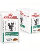 Royal Canin Satiety Weight Management dieta veterinara plic hrana umeda pisici obezitate (in sos) 12x85 g