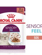 Royal Canin Sensory Feel hrana umeda pisici stimularea simtului tactil (in sos) 85 g