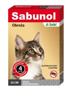 Sabunol Cat Zgarda Antiparazitara Pisici Culoare Gri (35cm)