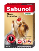 Sabunol Dog GPI Zgarda Antiparazitara Caini 2-10 kg Culoare Negru (35cm)