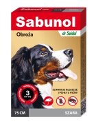 Sabunol Dog GPI Zgarda Antiparazitara Caini 25-50 kg Culoare Gri (75cm)
