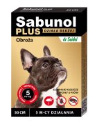 Sabunol PLUS Zgarda Antiparazitara Caini 10-25 kg (50cm)