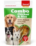 Sanal Dog Combo Chicken and Rice Doypack 80 g