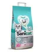 Sanicat Nisip pentru litiera Clumping White Rose bentonita 8 L/ 6.8 kg