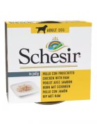 Schesir Hrana umeda caini Dog Chicken with Ham in Jelly 150 g