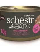 Schesir Hrana umeda pisici After Dark Cat Wholefood Pui si Sunca 80 g