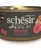 Schesir Hrana umeda pisici After Dark Cat Wholefood Pui si Vita 80 g