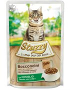 Stuzzy Cat Plic Bucati Jelly Iepure 85 g