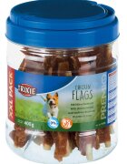 Trixie Baton Piele Rasucit cu File de Pui 400 g in Borcan 31588