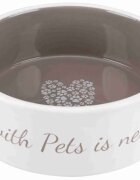 Trixie Castron ceramic Pet's Home 0.8 l/ 16 cm crem/taupe 25054