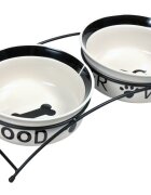 Trixie Castron Ceramica Set 2 buc In Suport 1.6 l/20 cm 24642
