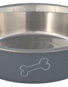 Trixie Castron Inoxidabil cu Invelis de Plastic 1.4 l/21 cm 25244