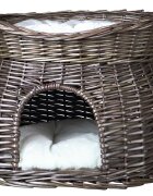 Trixie Cos cu 2 Pernite 2x1 Nuiele 54x43x37 cm Gri 2873