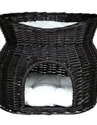 Trixie Cos cu 2 Pernite 2x1 Nuiele 54x43x37 cm Negru 2872