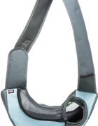 Trixie Geanta Frontala De Transport Sling 50x25x18 cm Gri Deschis/Albastru Deschis 28883