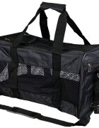 Trixie Geanta Transport 26x27x47 cm Negru/ Cyan 28841