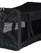 Trixie Geanta Transport 30x30x54 cm Negru/ Cyan 28851
