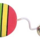 Trixie Jucarie 3 mingi Rainbow cu Clopotel Pe Sfoara 3.5 cm 4133